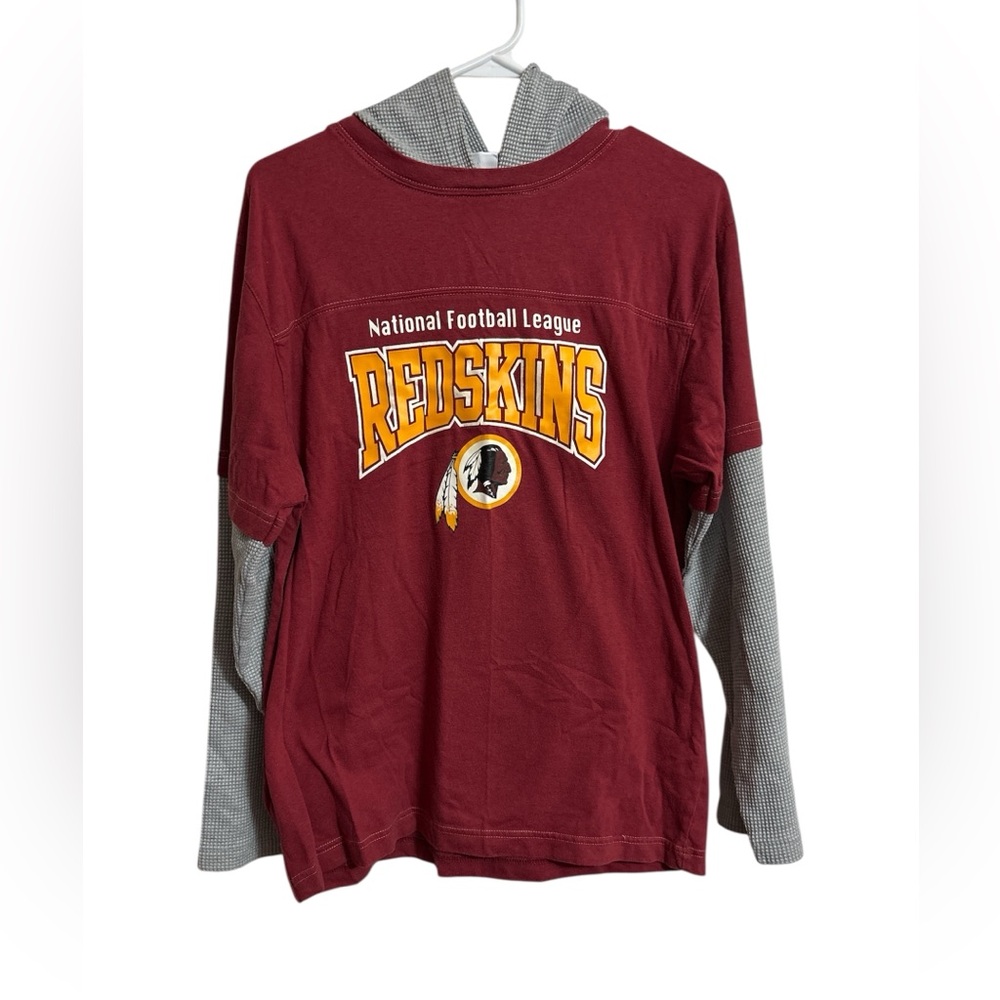 NFL TEAM APPAREL Kids Burgundy NFL Hoodie Shirt